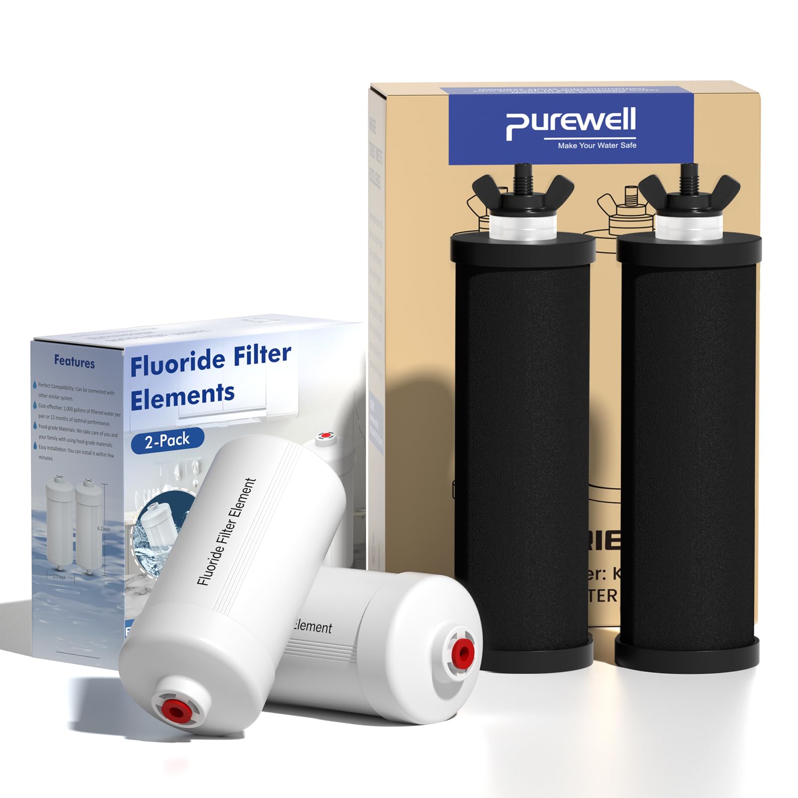 Amazon.com: Purewell 8-Stage PF-3&FL-2 Purification Elements Set